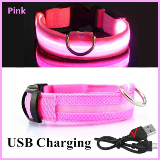 Anti-Lost LED Glowing Dog Collar